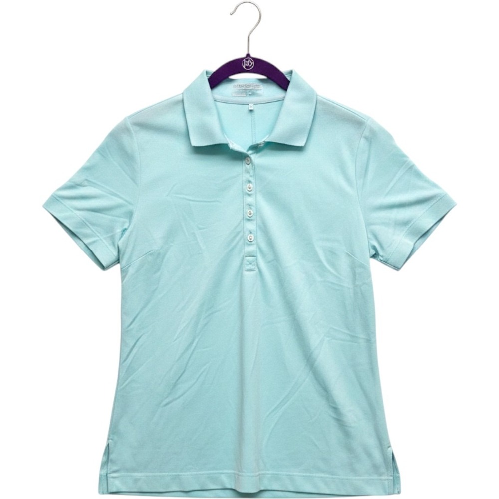 Nike Golf Tour Performance Dri-FIT Polo Shirt Aqua Blue 394885-308 Womens Large